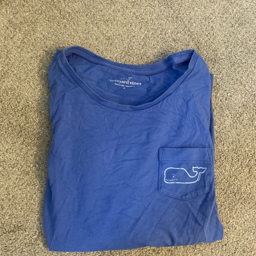 Vineyard Vines Long Sleeve Blue T-shirt